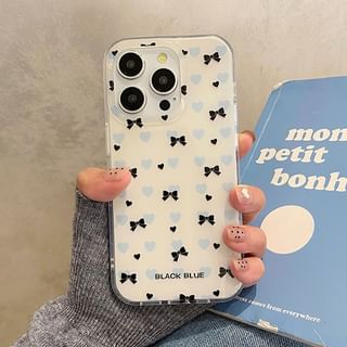 Phone Set Bow Strap Case /