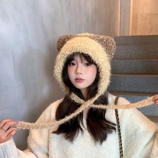 Wool Ear Cat Trapper Hat
