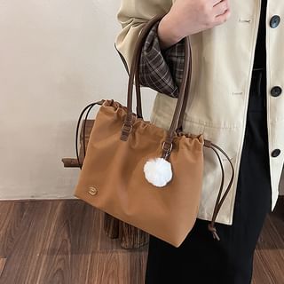 Bag Logo Tote Drawstring Accent