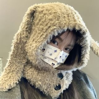 Ear Balaclava Chenille Rabbit