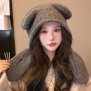 Knit Ear Bear Balaclava