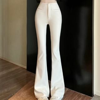 Pants Plain Bootcut High Rise