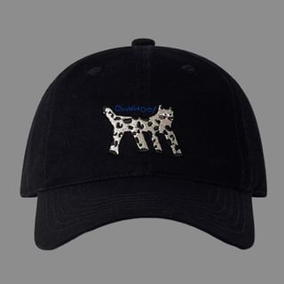Embroidered Cap Baseball Cat