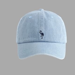 Cap Embroidered Baseball Flamingo