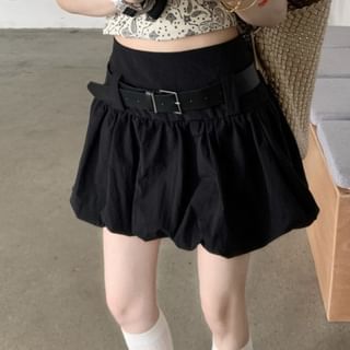 Skirt Belt Mini Waist High Set: Plain + Paperbag