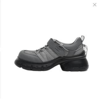 Platform Chunky Heel Lace-Up Shoes