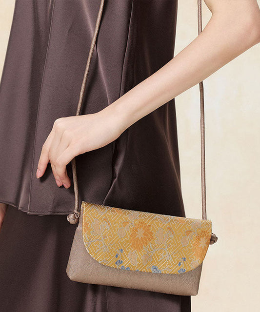 Chinese Crossbody Versatile New Style Clutch Bag Silk