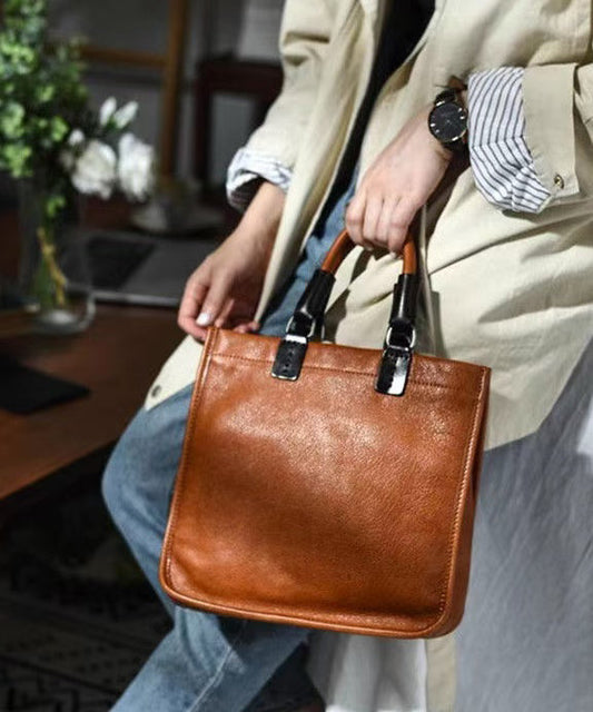 Large Leather Message New Bag Capacity Retro