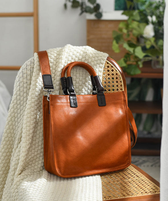 Large Leather Message New Bag Capacity Retro