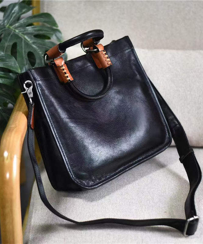 Large Leather Message New Bag Capacity Retro