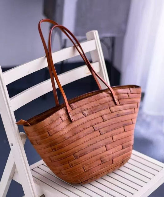 Large Leather Capacity Shoulder Retro New Bags