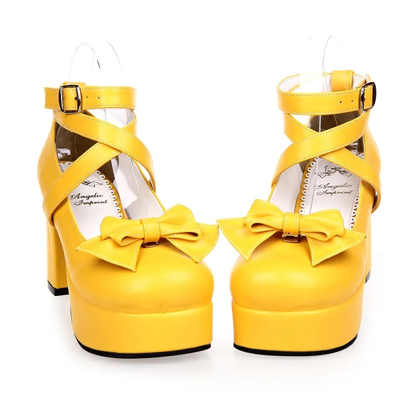Kawaii Bowknot Princess Lolita 35-45 - Shoes