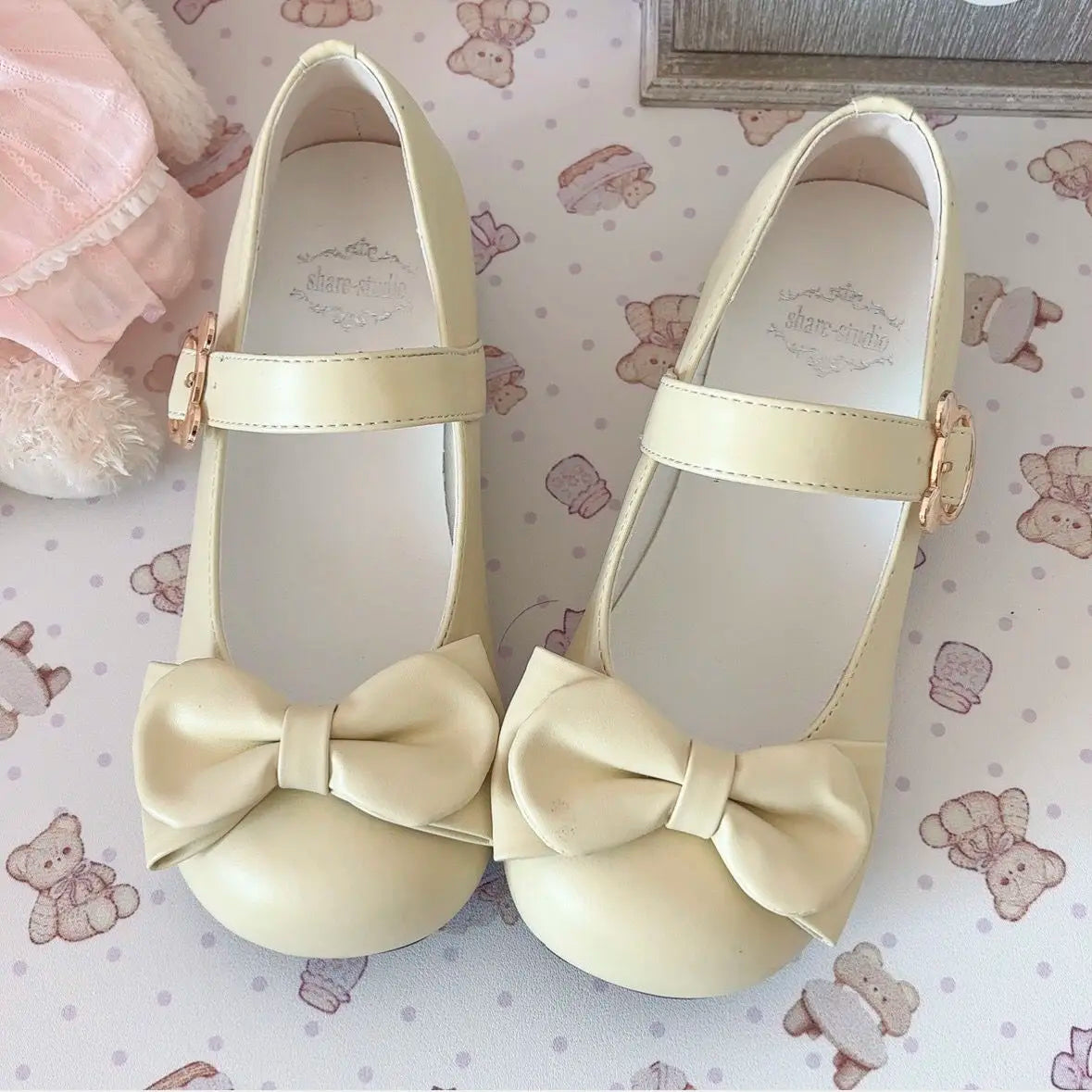 Leather Shoes Heel 35-43 - Pink Princess Elegant