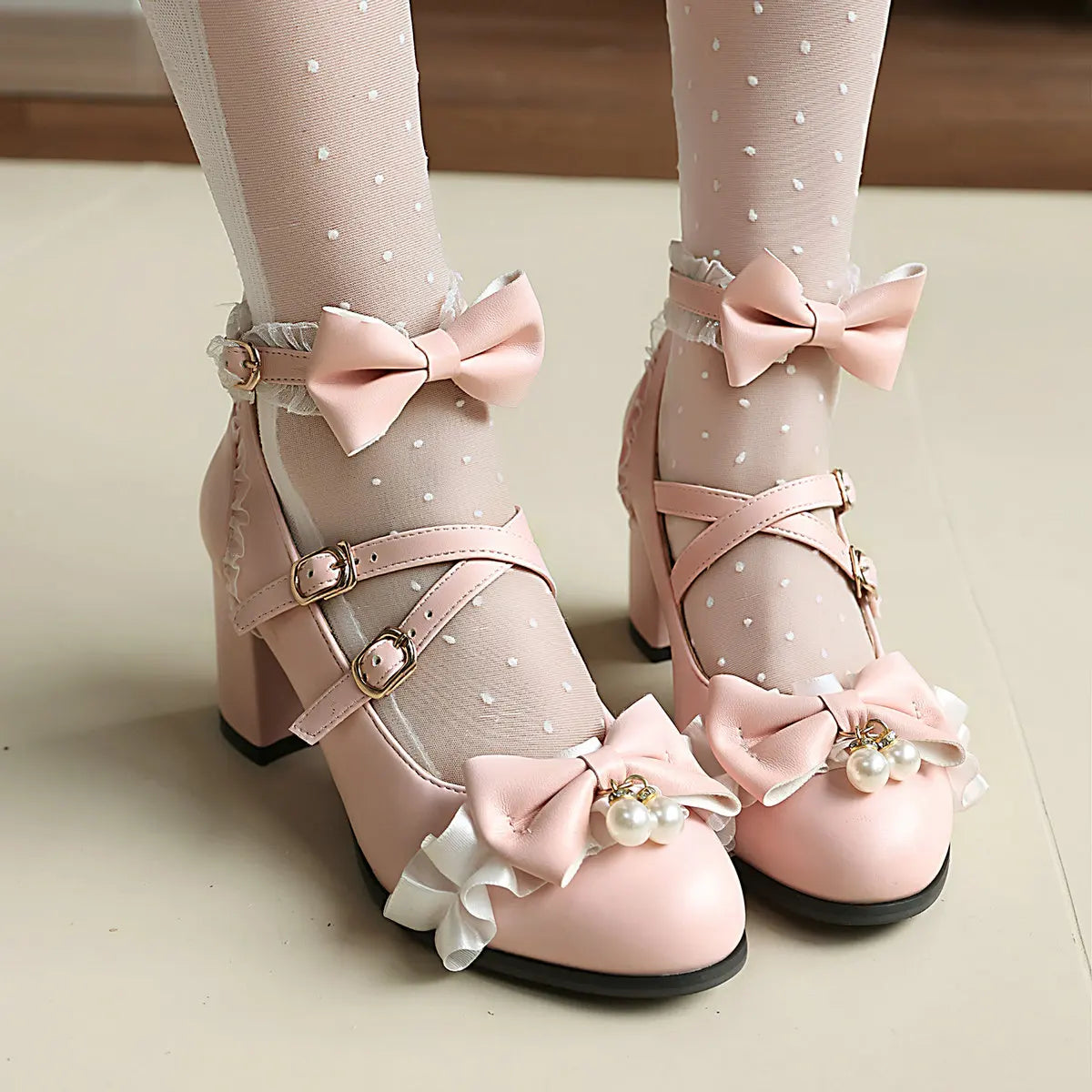 Ankle - Janes Mary Shoes 32-48 Strappy Sweet