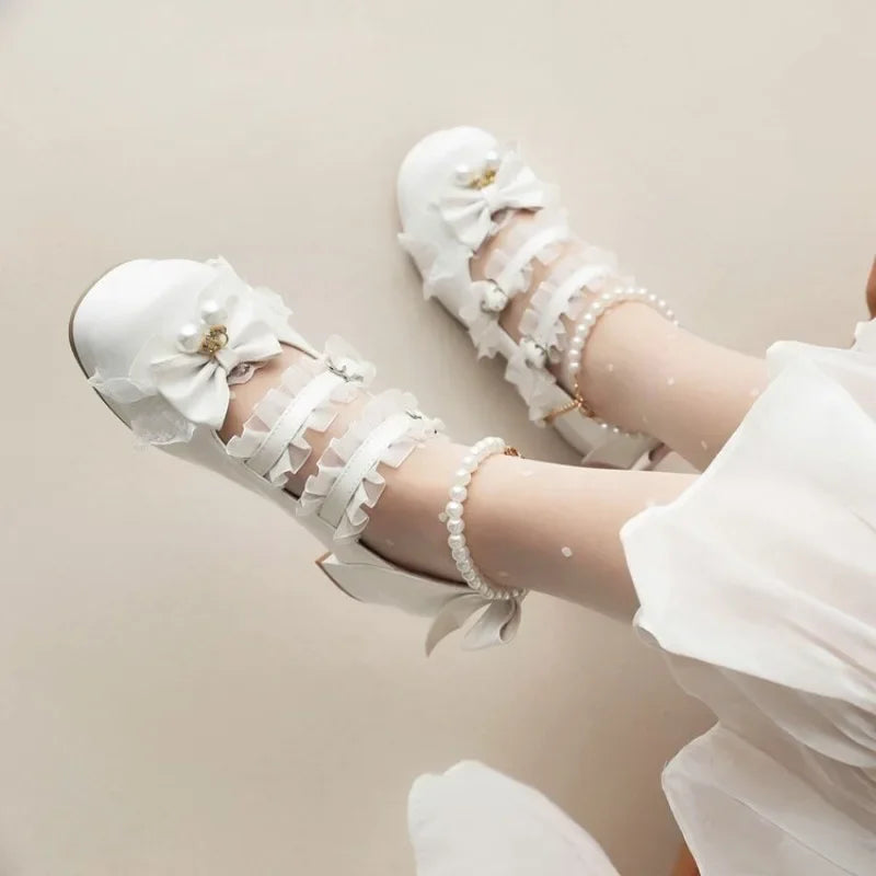 Mary 31-48 Red Pumps - Lolita Cosplay Jane Shoes