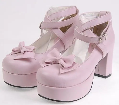 Kawaii Bowknot Princess Lolita 35-45 - Shoes