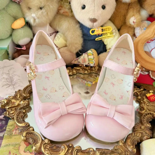 Leather Shoes Heel 35-43 - Pink Princess Elegant