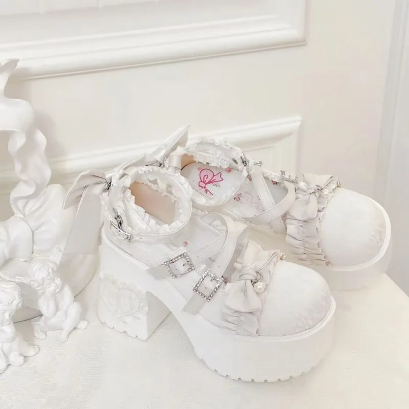 Butterfly Heels High Lace 34-42 - Knot Cute