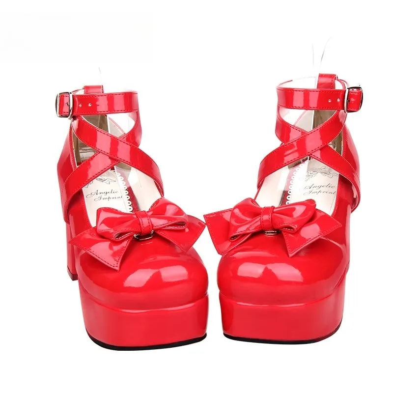 Kawaii Bowknot Princess Lolita 35-45 - Shoes