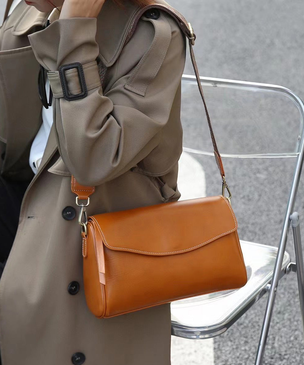 Solid Zipper Durable Black Leather Shoulder Stylish Bag