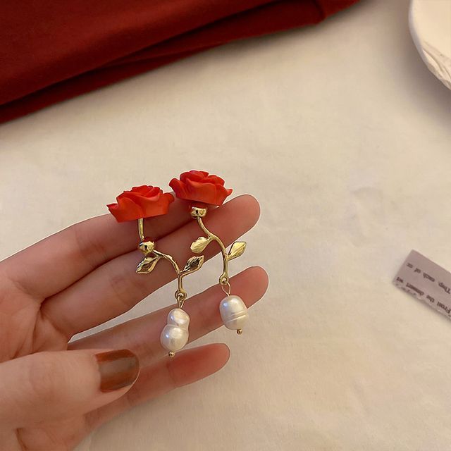 designs) Pearl / Petal Alloy (various Earring Faux