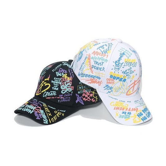Graphic Print Baseball (Various Cap Designs)