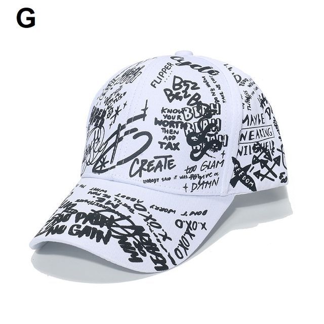 Graphic Print Baseball (Various Cap Designs)