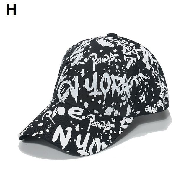Graphic Print Baseball (Various Cap Designs)
