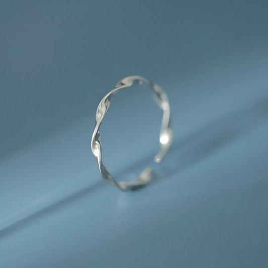 Sterling Silver Twisted Ring