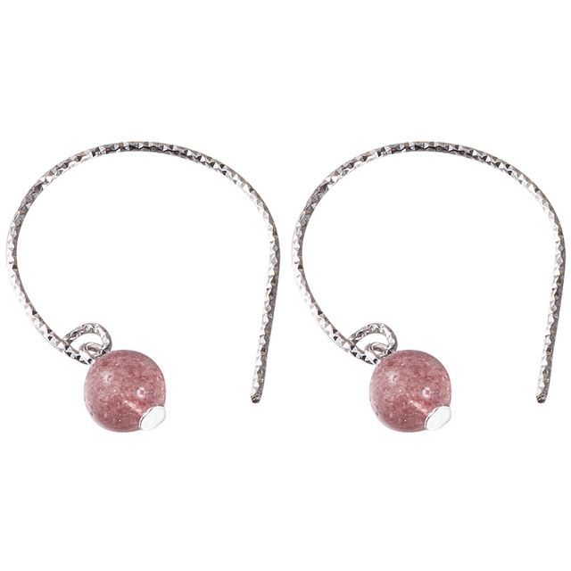 Earring Dangle Crystal Sterling Faux Silver