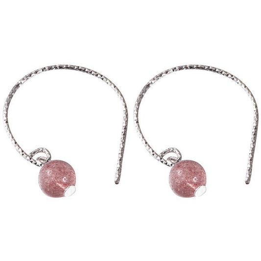 Earring Dangle Crystal Sterling Faux Silver