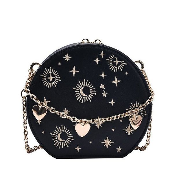 Chain Crossbody Bag Embroidered