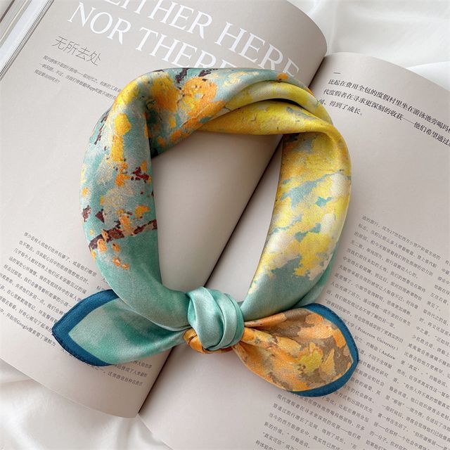 designs) Scarf (various Silk Print