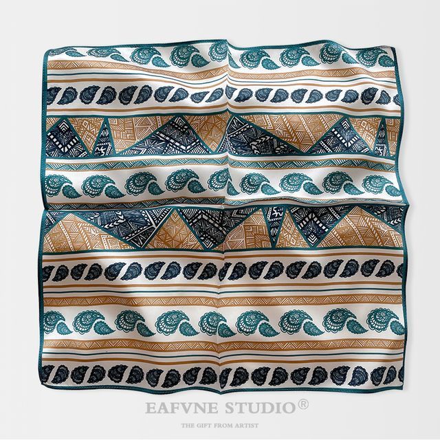 designs) Scarf (various Silk Print