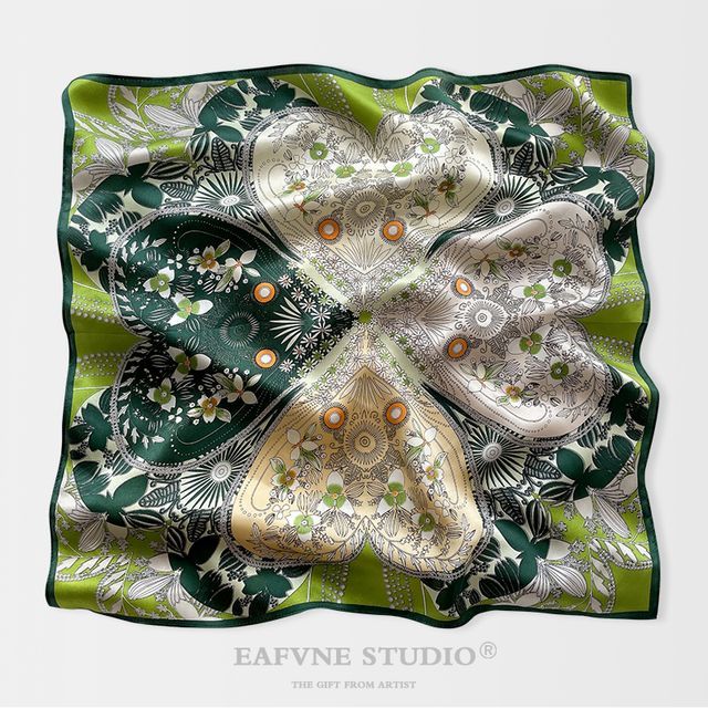 designs) Scarf (various Silk Print