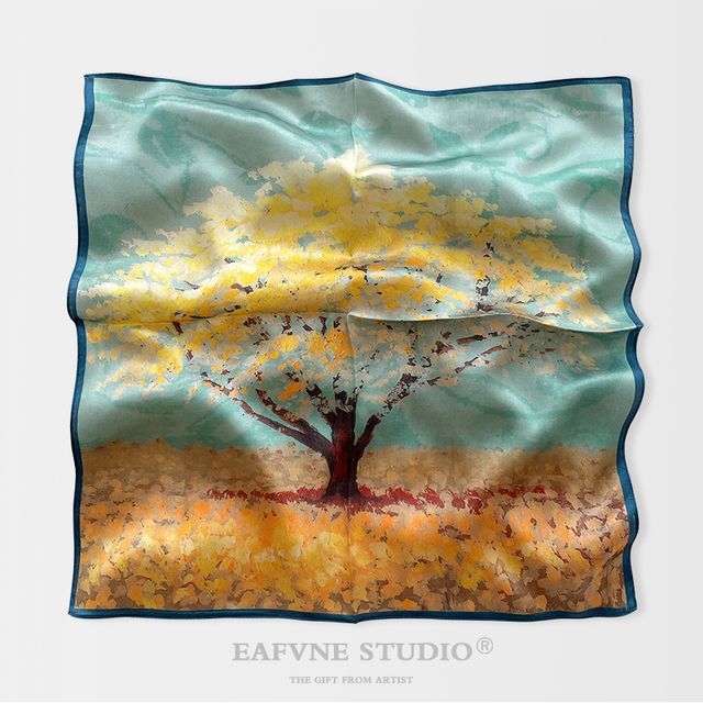 designs) Scarf (various Silk Print