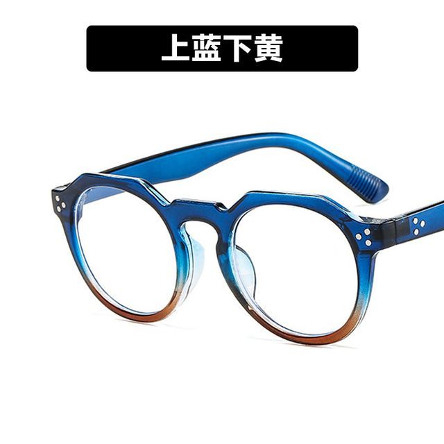 Retro Light Blue Eyeglasses Blocking