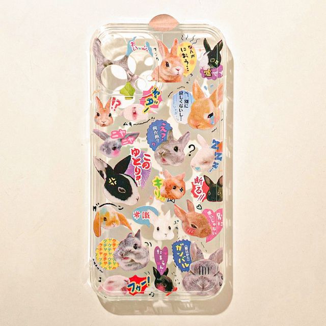 Phone Rabbit Transparent Case