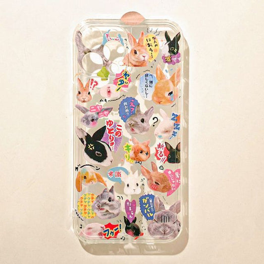 Phone Rabbit Transparent Case