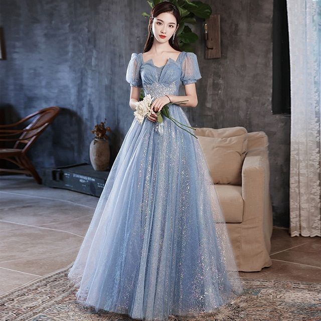 A-Line Dress Evening Mesh Cocktail / Gown