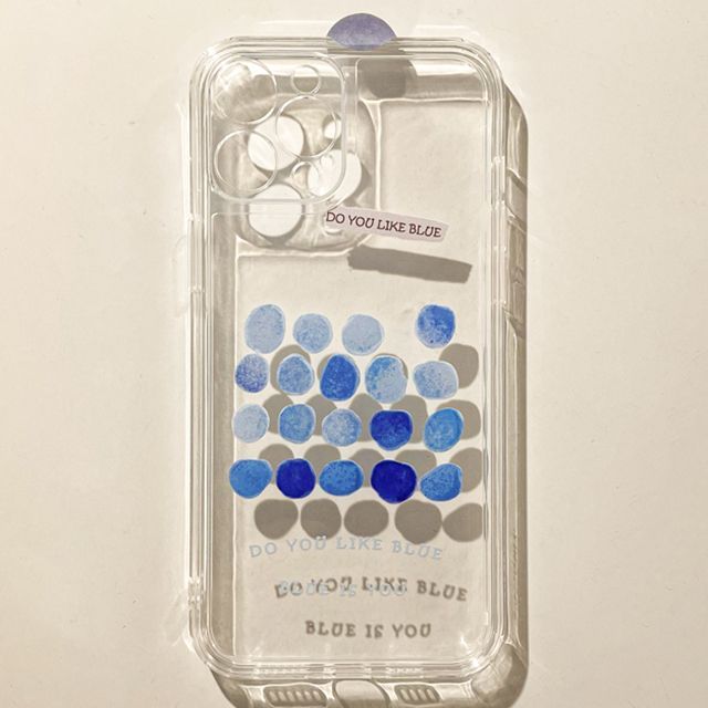 Phone Dotted Transparent Case