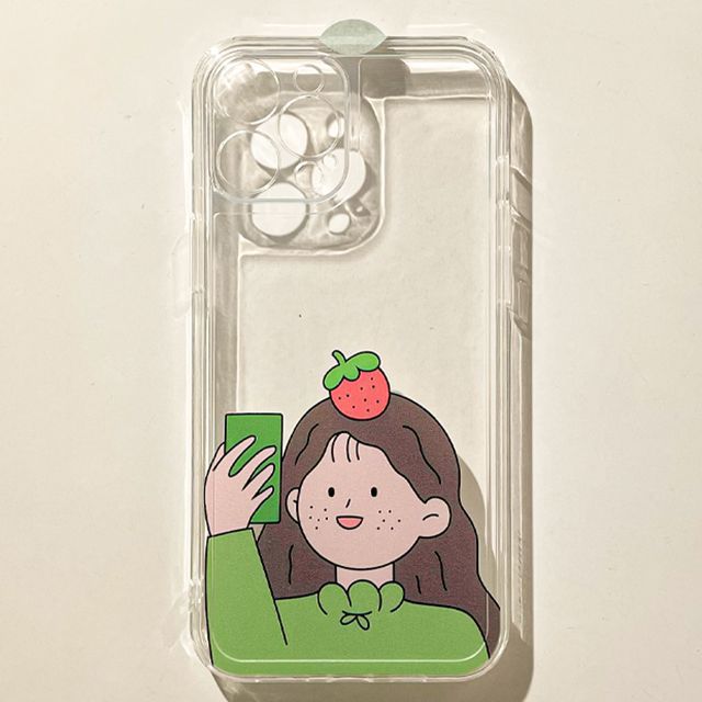 Case Cartoon Phone Transparent