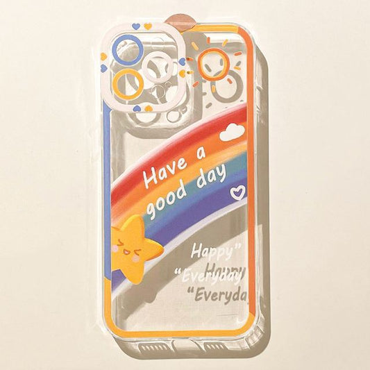 Phone Case Rainbow Transparent