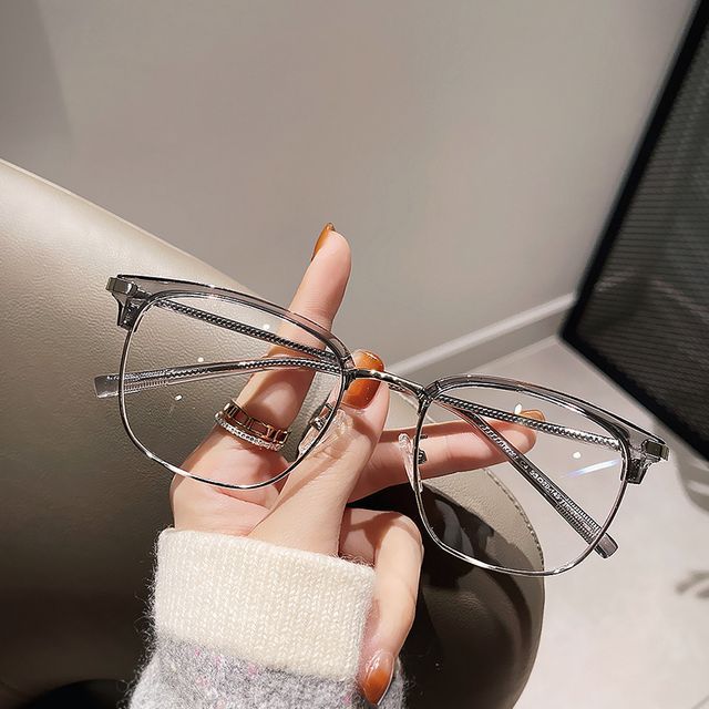 Blue Light Blocking Frame Half Eyeglasses