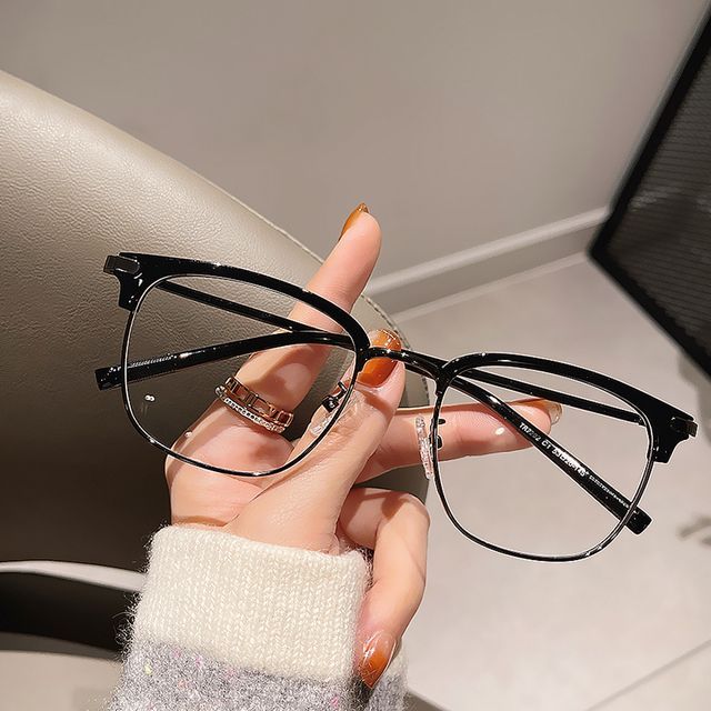 Blue Light Blocking Frame Half Eyeglasses