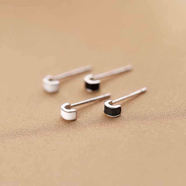Boucles d'oreilles à tige en argent sterling