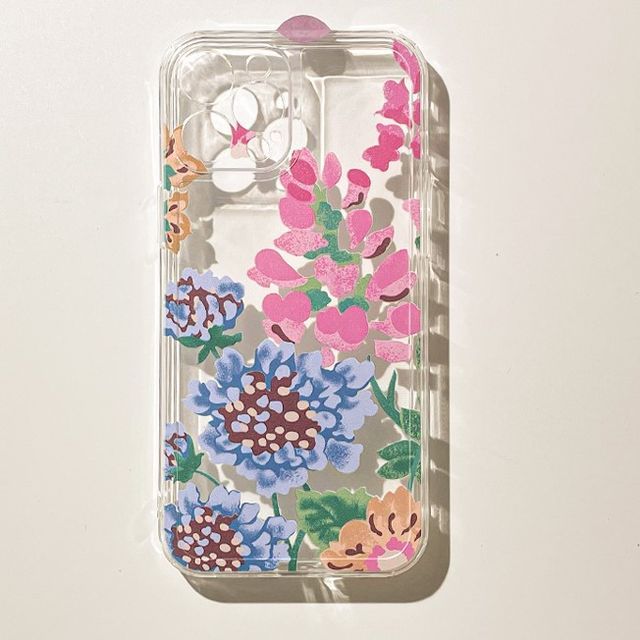 Case Flower Phone Transparent