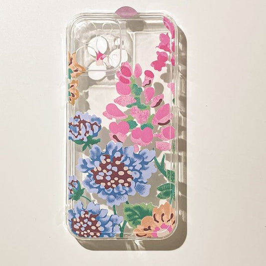 Case Flower Phone Transparent