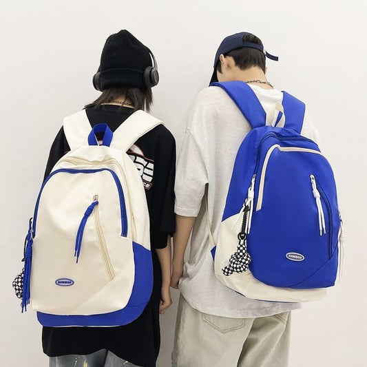 Two-Tone Backpack Nylon Logo