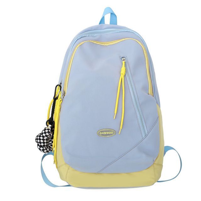 Two-Tone Backpack Nylon Logo
